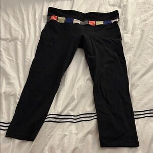 Black Lululemon Capri Leggings